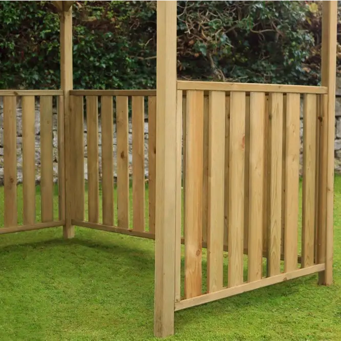 Luxury Wooden bbq shelter with sides