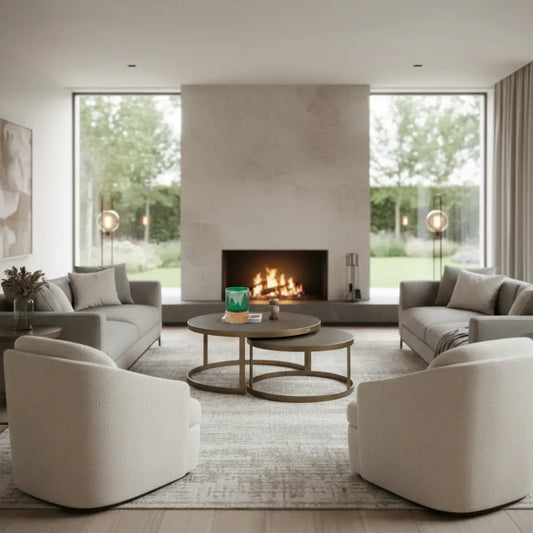 Woodland Pine Christmas Candle – Handcrafted Glass & Mango Wood | Woodfalls Elite - Candle