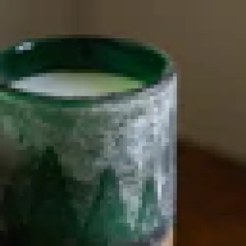 Woodland Pine Christmas Candle – Handcrafted Glass & Mango Wood | Woodfalls Elite